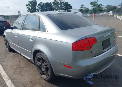 2008 Audi A4 2.0T из США, поврежденный, VIN WAUAF78E18A095599